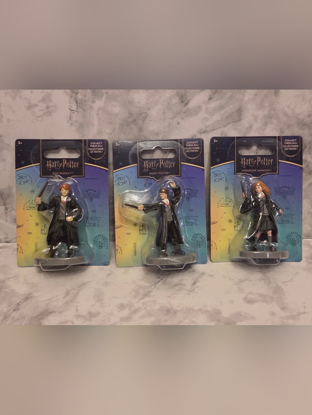 Warner Bros. Collectible Harry Potter 3 Piece Action Figures - Black Robe